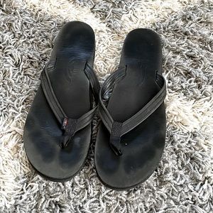 Black Rainbow Sandals